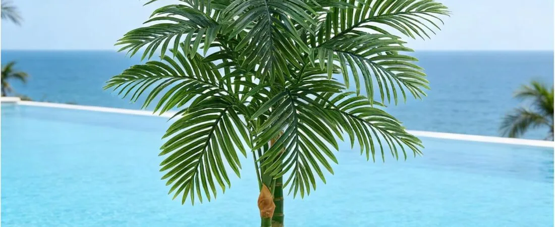 Artificial Palm Tree Indoor Plant Tall Fake Tropical Palm Tree in Pot with Real Bark Design Faux Areca Palm Tree for Home Office Living Room Bedroom Farmhouse Modern Outdoor Decor (13 Leaves 4 FT) Artificial Palm Tree Indoor Plant Tall Fake Tropical Palm Tree in Pot with Real Bark Design Faux Areca Palm Tree for Home Office Living Room Bedroom Farmhouse Modern Outdoor Decor (13 Leaves 4 FT)