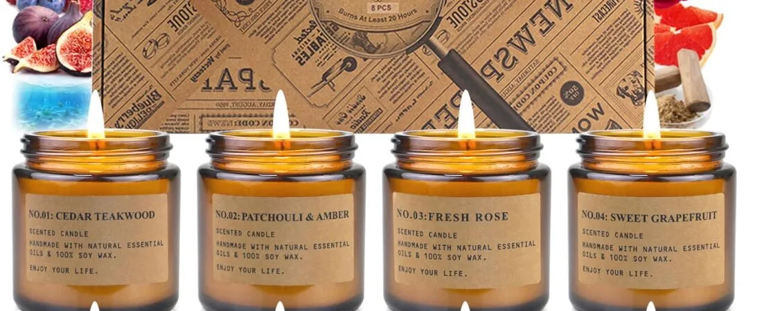 Candle Gift Set for Women – 8 Pack Scented Candles for Home,Long Lasting Soy Wax Amber Jar Candles, Aromatherapy Candle Set,Perfect Holiday Gifts Candle Gift Set for Women – 8 Pack Scented Candles for Home,Long Lasting Soy Wax Amber Jar Candles, Aromatherapy Candle Set,Perfect Holiday Gifts