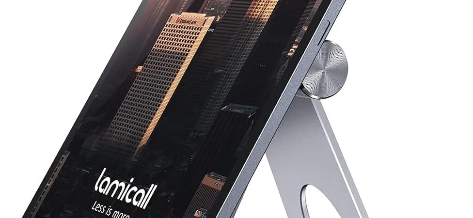 Lamicall Tablet Stand, Adjustable Tablet Holder – Desktop Stand Dock Holder for 4-13″ Tablets, iPad Pro 11, 9.7, 10.5, 12.9 Air Mini, Kindle, Tab, iPhone 17 Pro Max, Switch, Office Desk Accessories Lamicall Tablet Stand, Adjustable Tablet Holder – Desktop Stand Dock Holder for 4-13″ Tablets, iPad Pro 11, 9.7, 10.5, 12.9 Air Mini, Kindle, Tab, iPhone 17 Pro Max, Switch, Office Desk Accessories