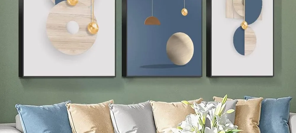 MPLONG Wall Art 3 Pieces Framed Wall Art Canvas Print Set Minimalist Medieval Geometric Circle Abstract Illustration Modern Wall Art Decor Multicolor Living Room Bedroom Office 16″x 24″x 3 Panels MPLONG Wall Art 3 Pieces Framed Wall Art Canvas Print Set Minimalist Medieval Geometric Circle Abstract Illustration Modern Wall Art Decor Multicolor Living Room Bedroom Office 16″x 24″x 3 Panels