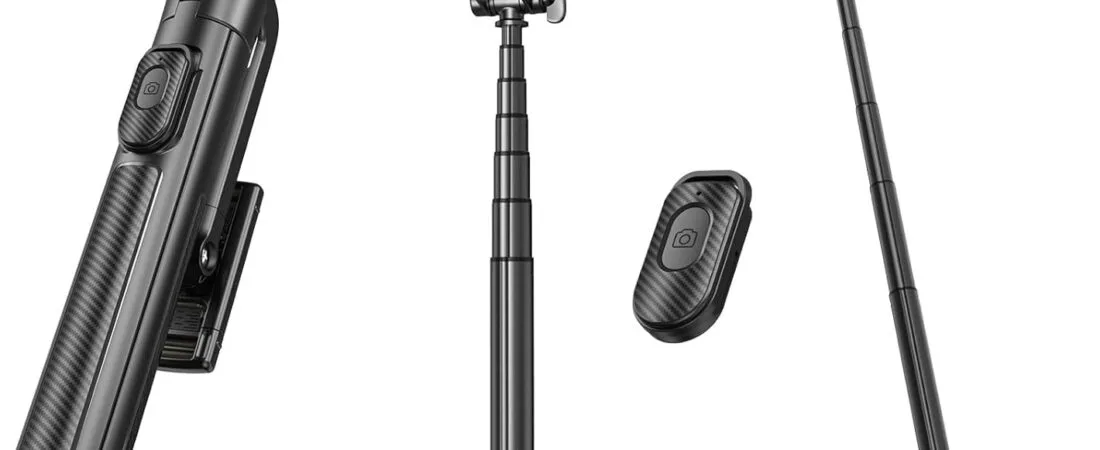 Selfie Stick Travel Tripod for Cell Phone with Remote Control and Phone Holder, Extendable Selfie Stick for iPhone, iPhone Tripod for Video Recording, 50 Inch, Black Selfie Stick Travel Tripod for Cell Phone with Remote Control and Phone Holder, Extendable Selfie Stick for iPhone, iPhone Tripod for Video Recording, 50 Inch, Black