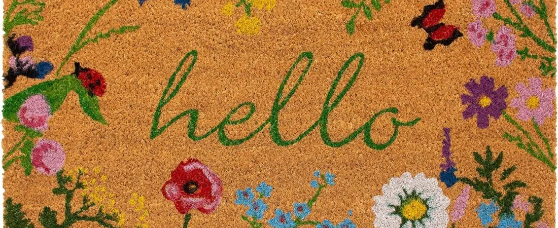 Calloway Mills AZ105991729 Floral Hello Doormat, 17″ x 29″, Multicolor Calloway Mills AZ105991729 Floral Hello Doormat, 17″ x 29″, Multicolor