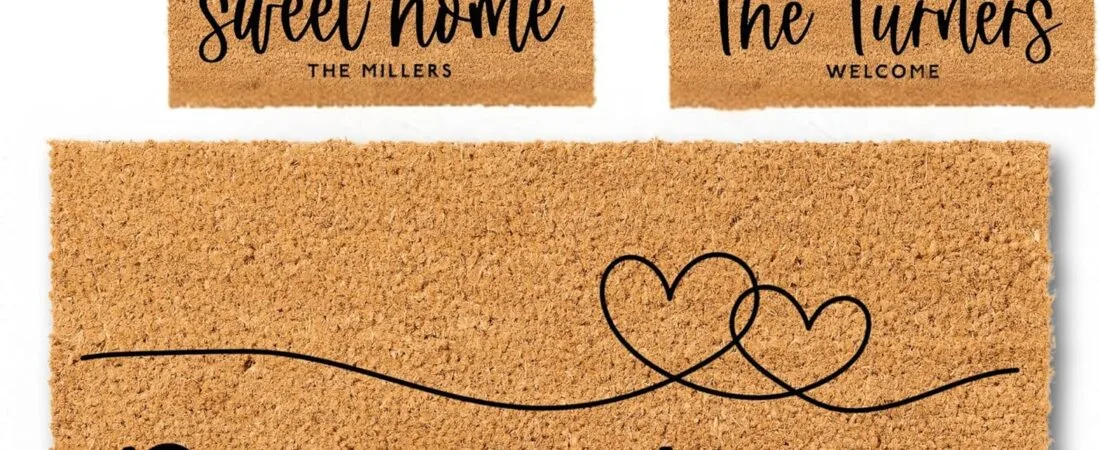 Customization Mill Personalized Door Mat – Create Your Own Family Doormat with 20 Icon – Welcome Doormat with Anti-Slip Backing, Door mat Indoor or Outdoor Entrance Customization Mill Personalized Door Mat – Create Your Own Family Doormat with 20 Icon – Welcome Doormat with Anti-Slip Backing, Door mat Indoor or Outdoor Entrance