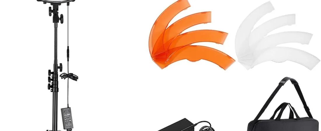 NEEWER 18 Inch Ring Light with Tripod Stand, 55W Large LED Ringlight, Cold Shoe Phone Holder Compatible with iPhone Camera for Video Recording Photography Streaming Selfie Makeup Studio Photo, RL-18 NEEWER 18 Inch Ring Light with Tripod Stand, 55W Large LED Ringlight, Cold Shoe Phone Holder Compatible with iPhone Camera for Video Recording Photography Streaming Selfie Makeup Studio Photo, RL-18