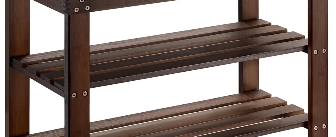 Pipishell Bamboo Shoe Rack Bench, 3 Tier Sturdy Shoe Bench, Storage Shoe Organizer, Holds up to 300lbs for Entryway Bedroom Living Room Balcony, Brown Pipishell Bamboo Shoe Rack Bench, 3 Tier Sturdy Shoe Bench, Storage Shoe Organizer, Holds up to 300lbs for Entryway Bedroom Living Room Balcony, Brown