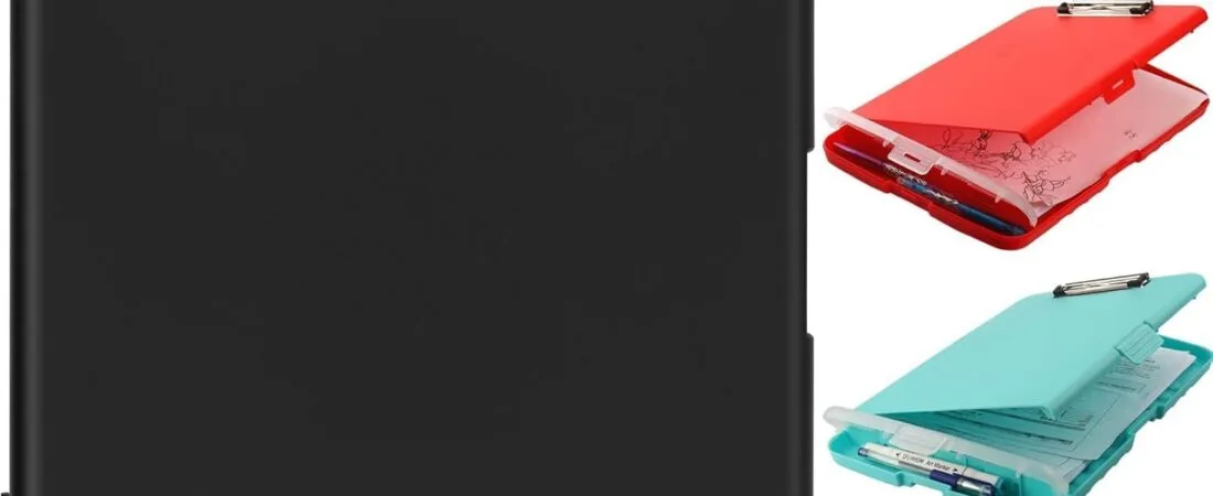 SFLHHDM Storage Clipboard with Pen Holder, High Capacity Clipboards for Classroom, Clip Boards 8.5×11 with Storage, Low-Profile Clip, Lightweight Plastic Clipboard for Kids, Lawers, Office Workers SFLHHDM Storage Clipboard with Pen Holder, High Capacity Clipboards for Classroom, Clip Boards 8.5×11 with Storage, Low-Profile Clip, Lightweight Plastic Clipboard for Kids, Lawers, Office Workers