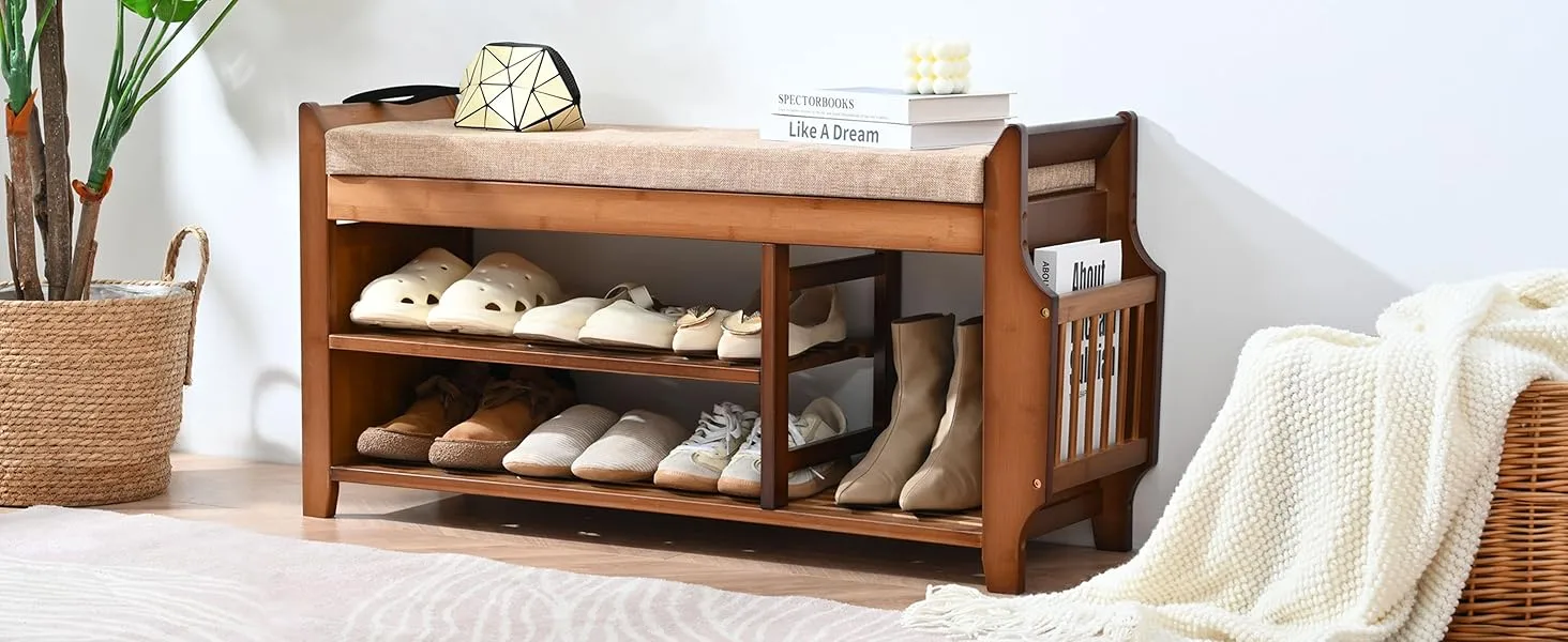 shoe bench 39.4 inch