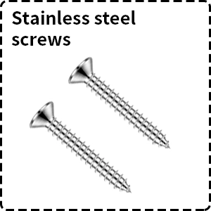 Stainless steel screws
