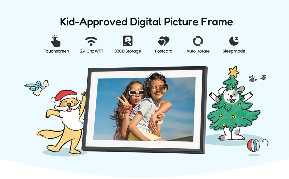 1. Christmas Digital Picture Frame