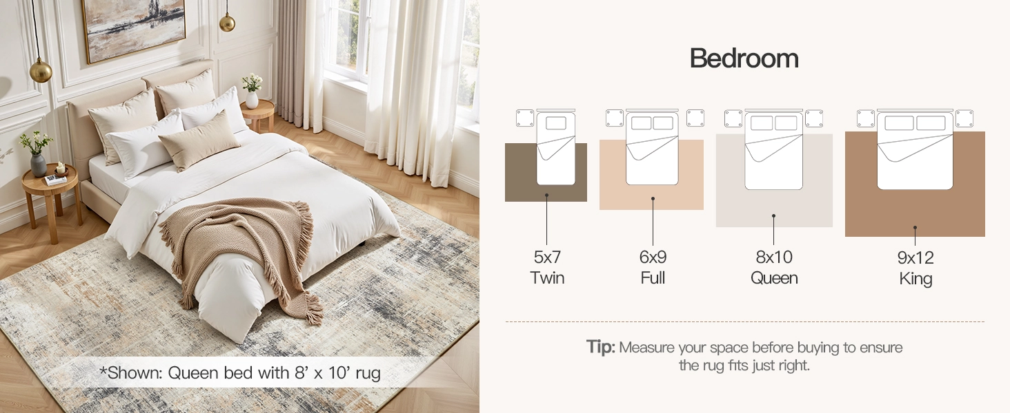 area rug for bedroom