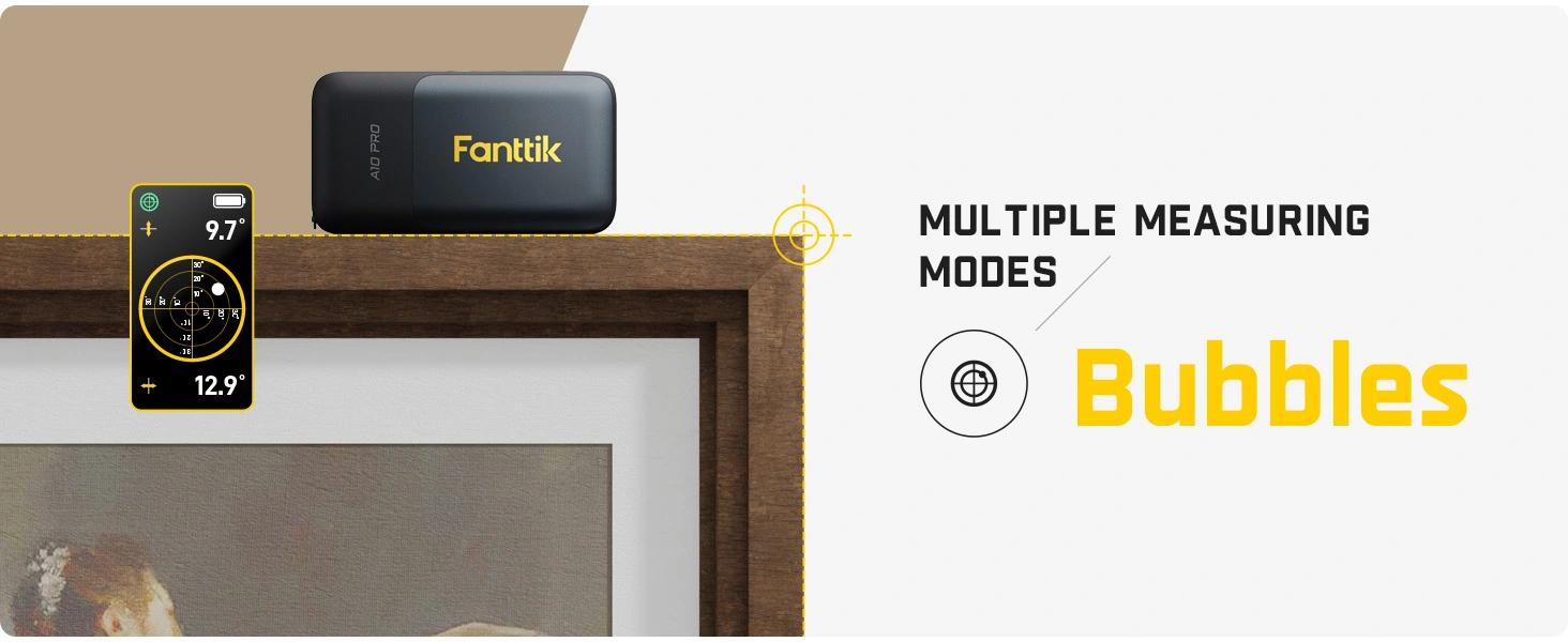 Fanttik A10 Pro 2-in-1 Digital Laser Tape Measure with HD lPS color Display