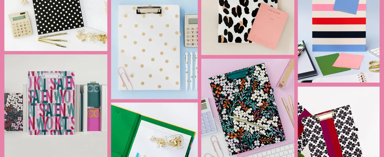 clipboard folio kate spade new york clip board notepad notes legal nurse nursing hardcover