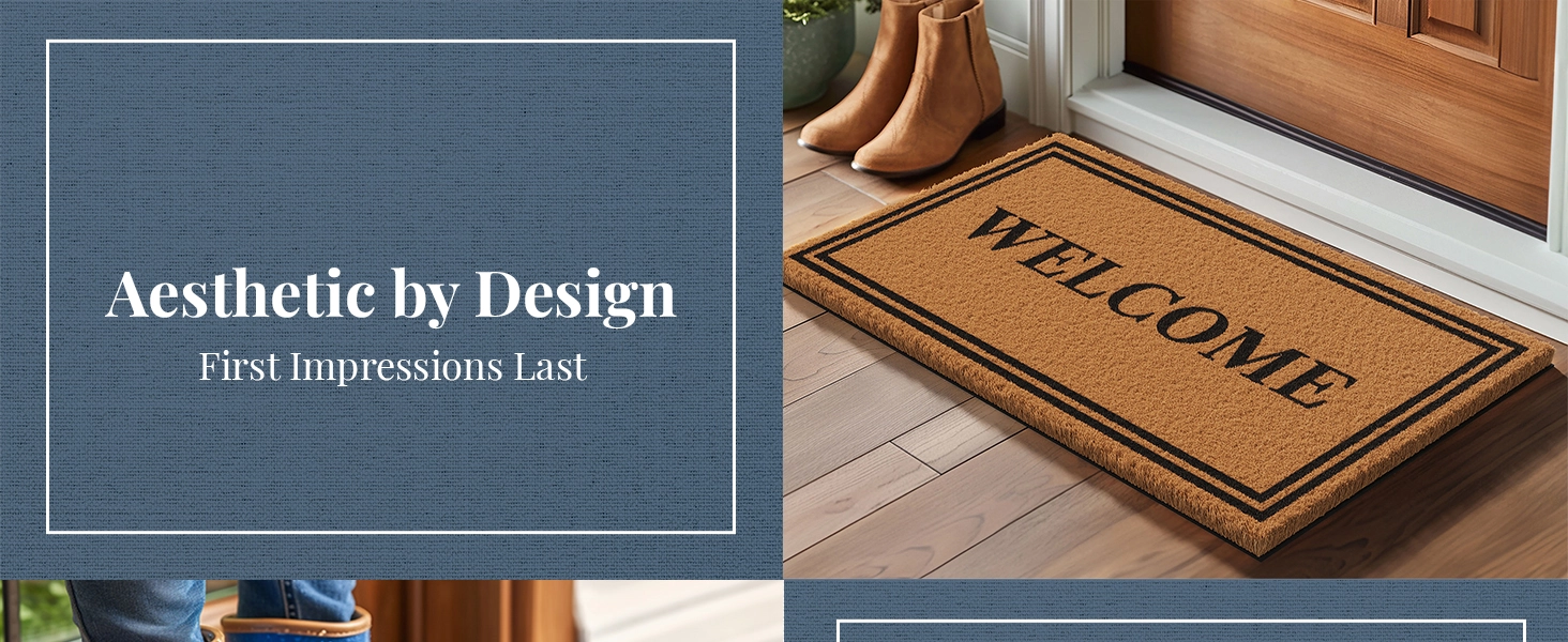 Paw Doormat outdoor welcome mat Front door mat Slip-proof Non-slip rubber backing Exterior door mat