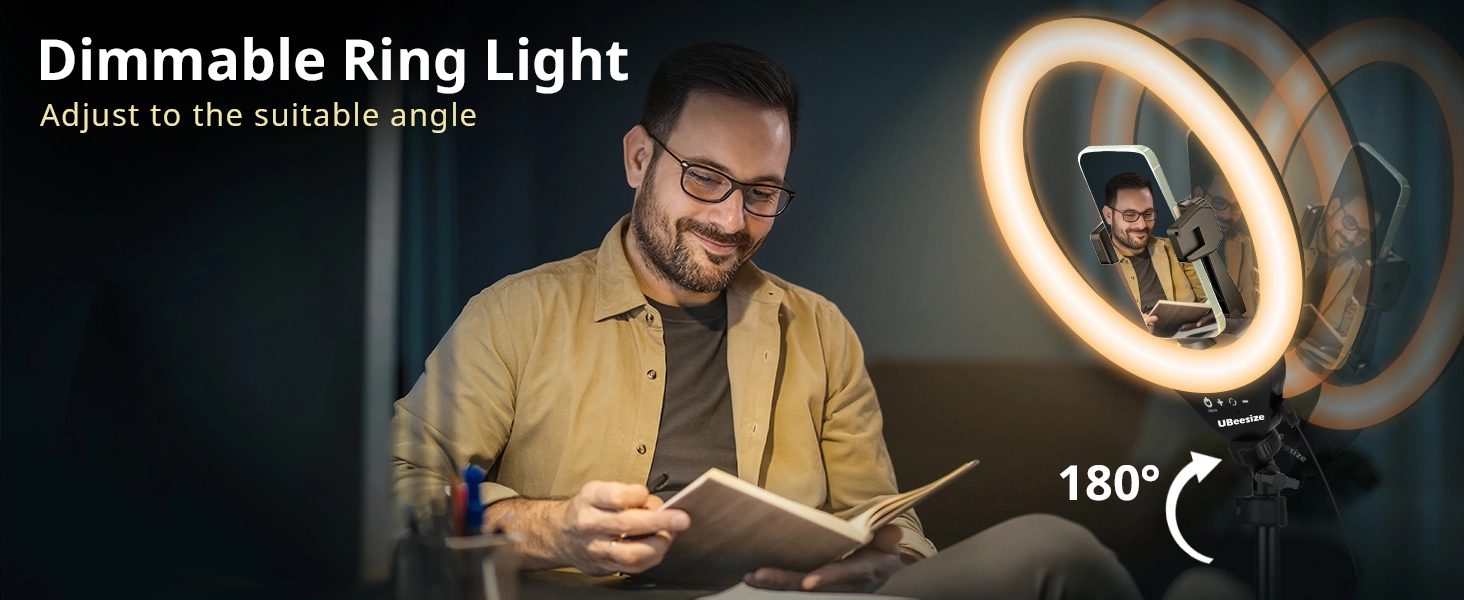 ring light with tripod