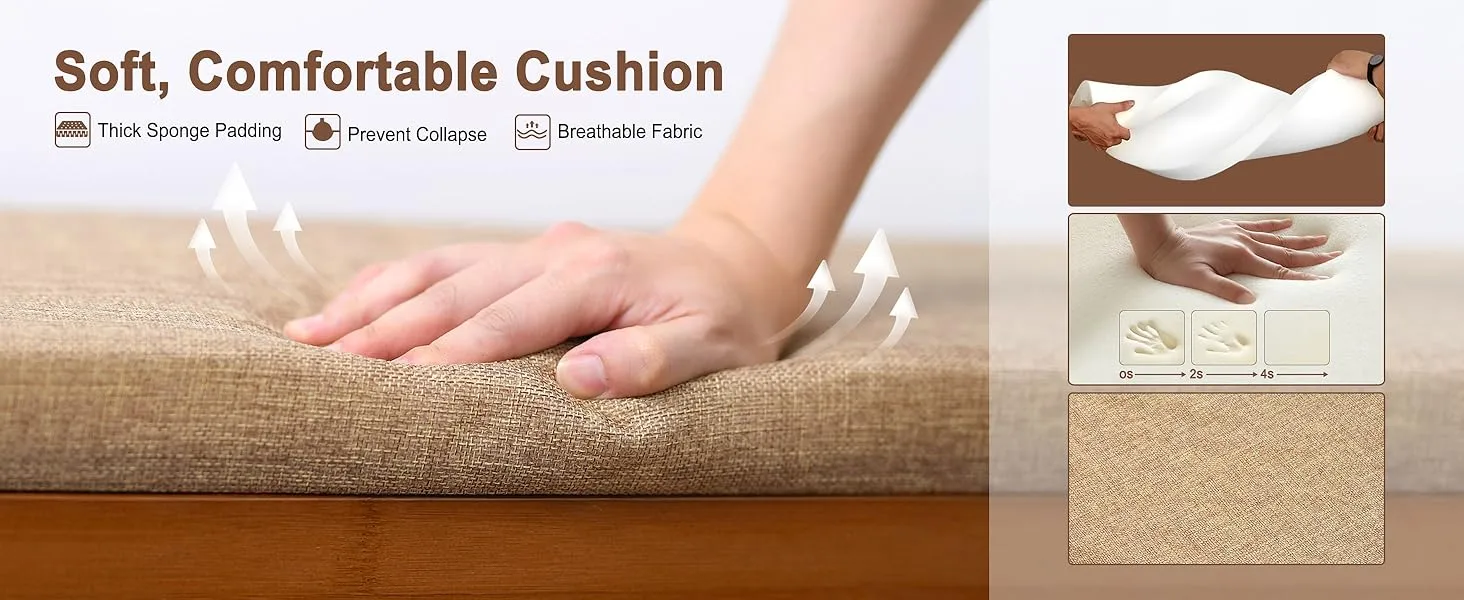 hiddden drawer of shoe bench