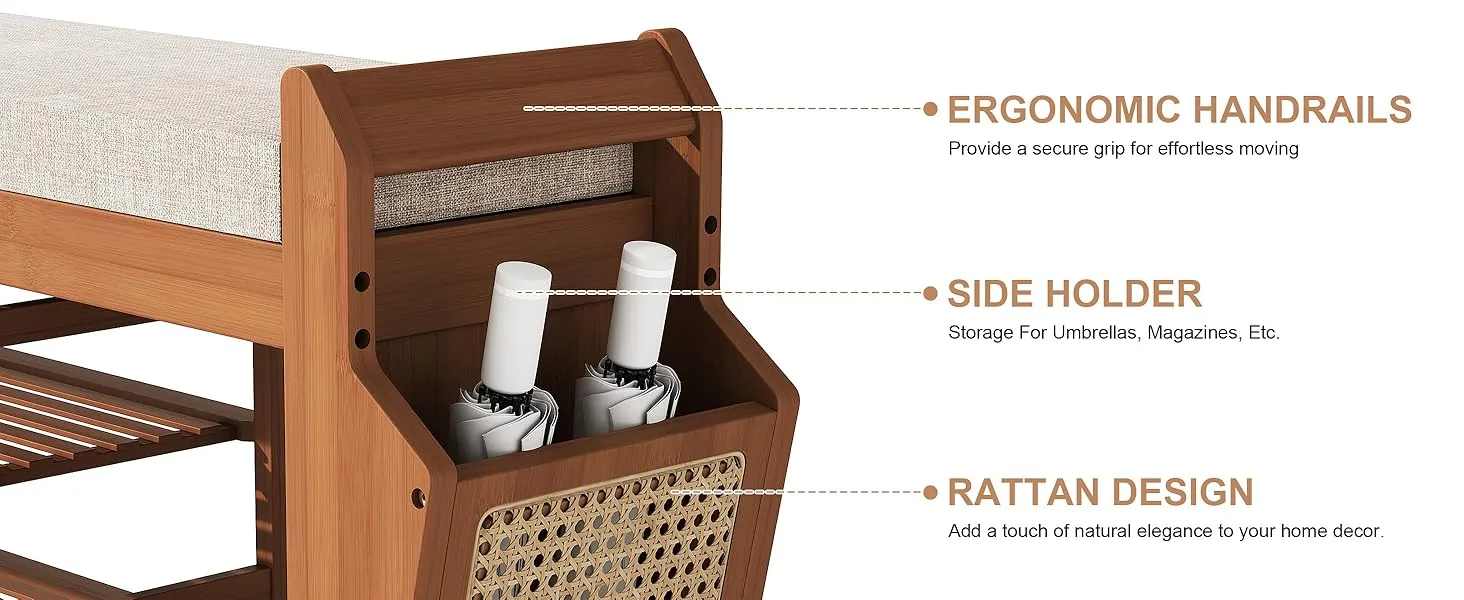 31.5&amp;#34; shoe bench