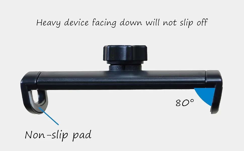 Heavy device facing down will not slip off