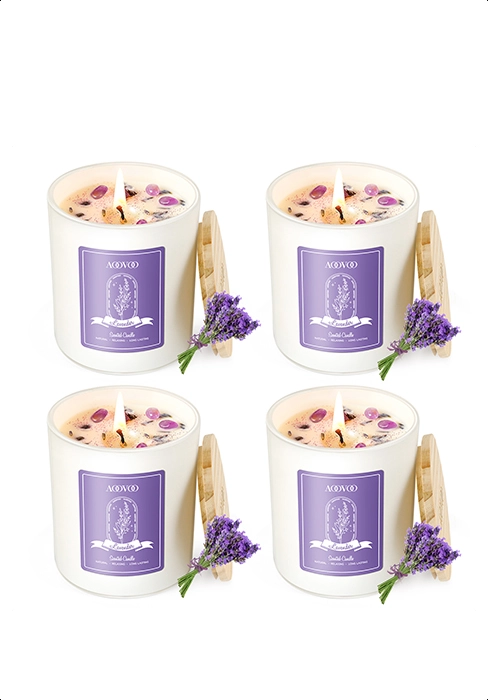 Lavender Candles Set
