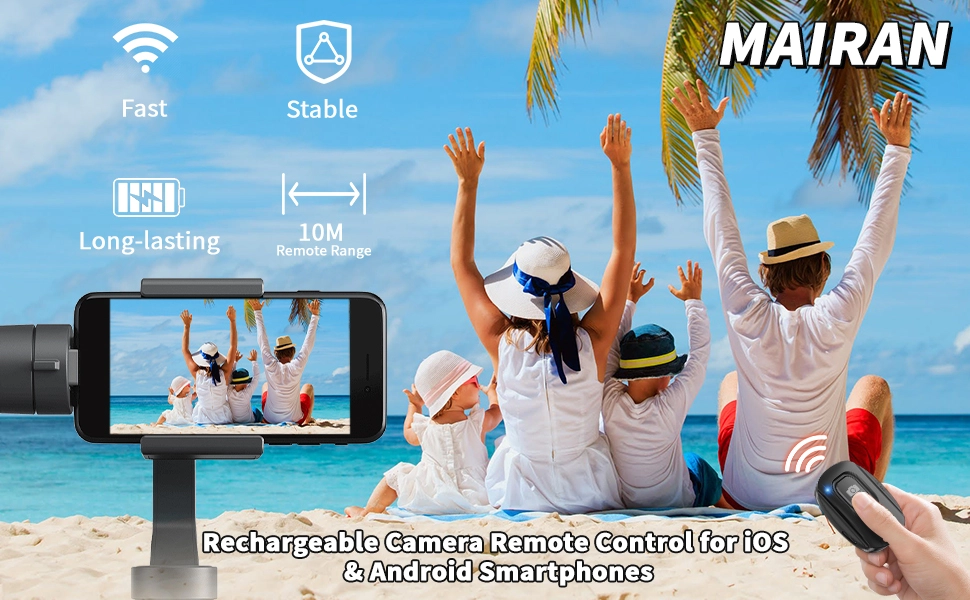 Rechargeable Wireless Camera Remote Shutter