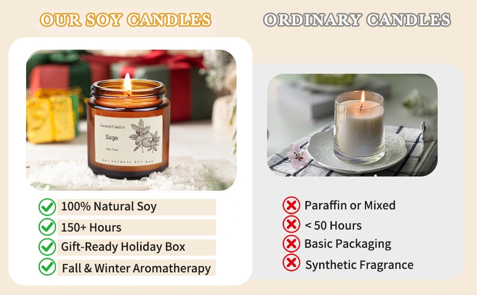 soy / gift / holiday / long lasting