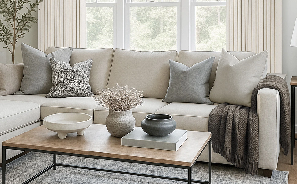 Living room sheer curtains