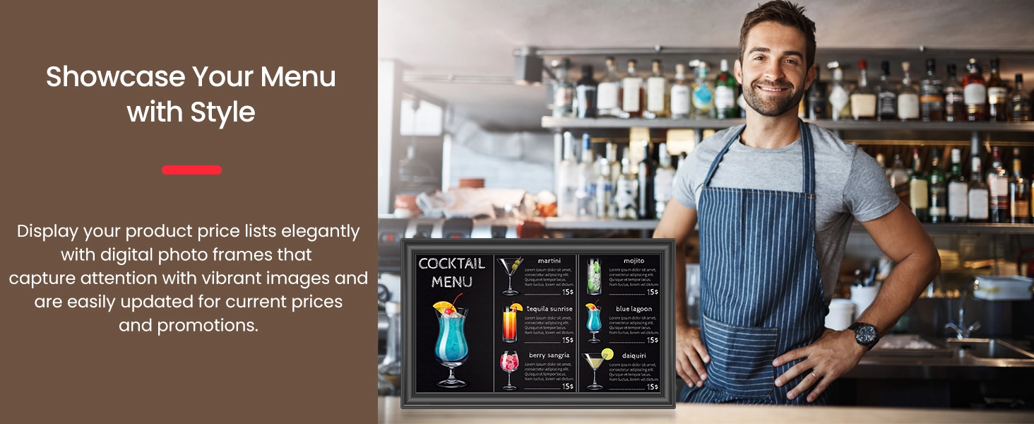 Showcase Your Menu with Style