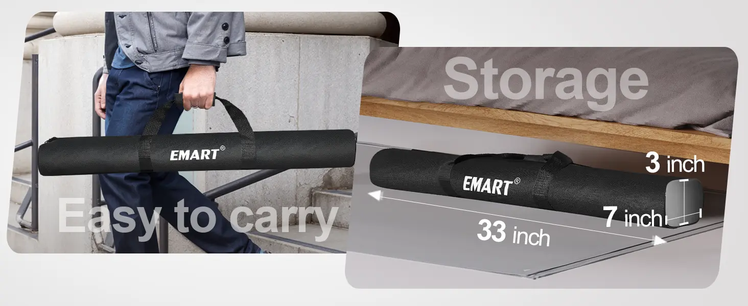 EMART Backdrop Stand 10x7ft(WxH) Photo Studio with  Carrying Bag Easy to Carry