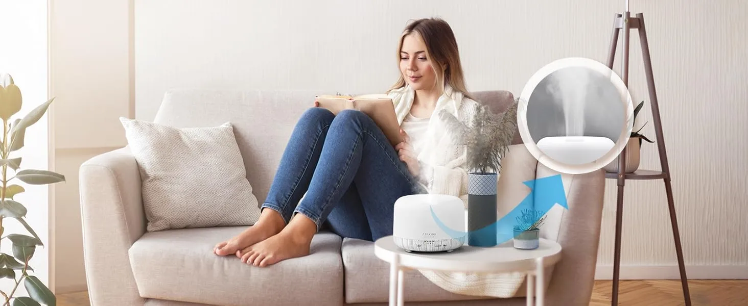 diffuser &amp;amp; humidifier with fine mist