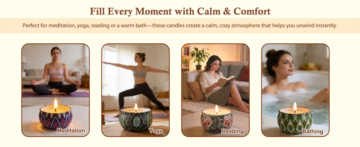 Scented Candles Gift Set