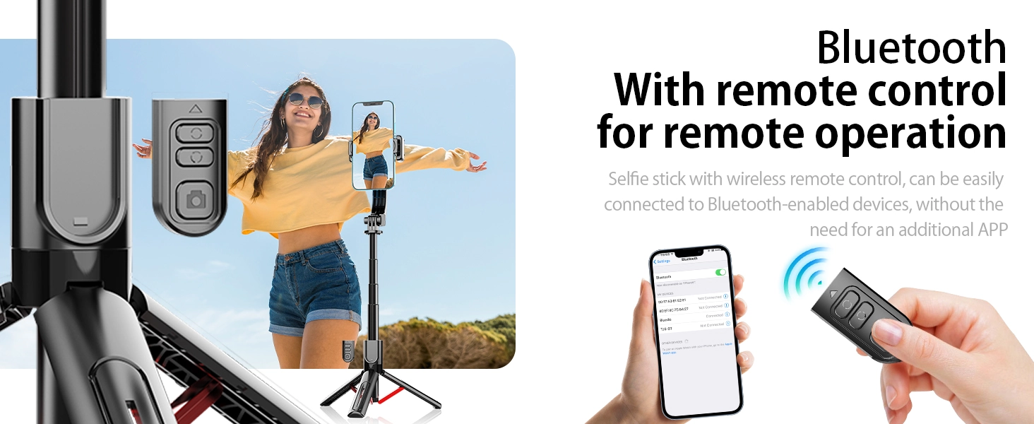 Gimbal Stabilizer for Smartphone ，with Retractable Selfie Stick and Tripod，