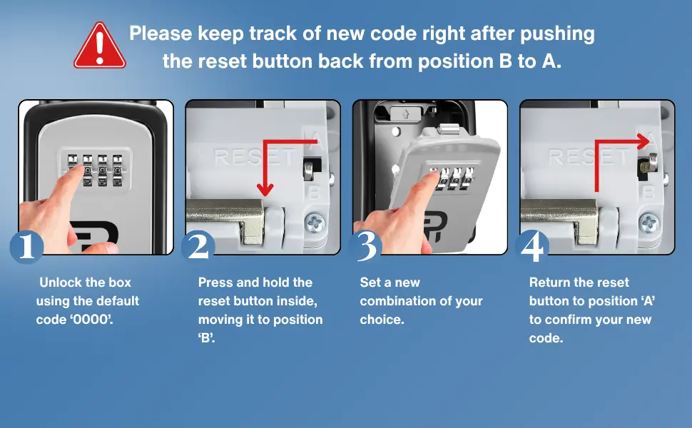 Rudy Run G10 Portable Lock Box Step-by-Step Guide