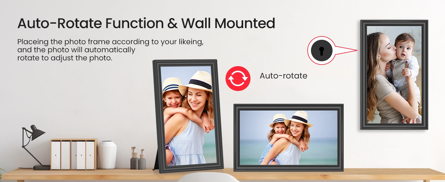 Auto-Rotate and Wall Mounted