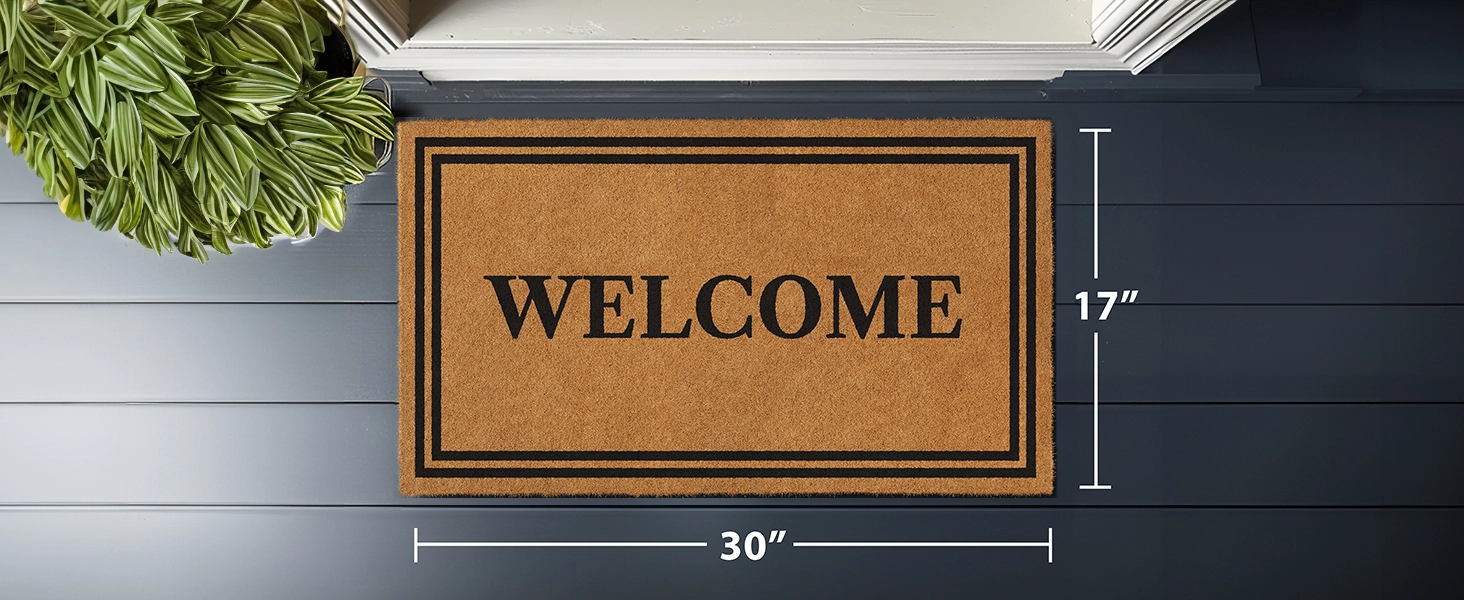 Paw Doormat outdoor welcome mat Front door mat Slip-proof Non-slip rubber backing Exterior door mat