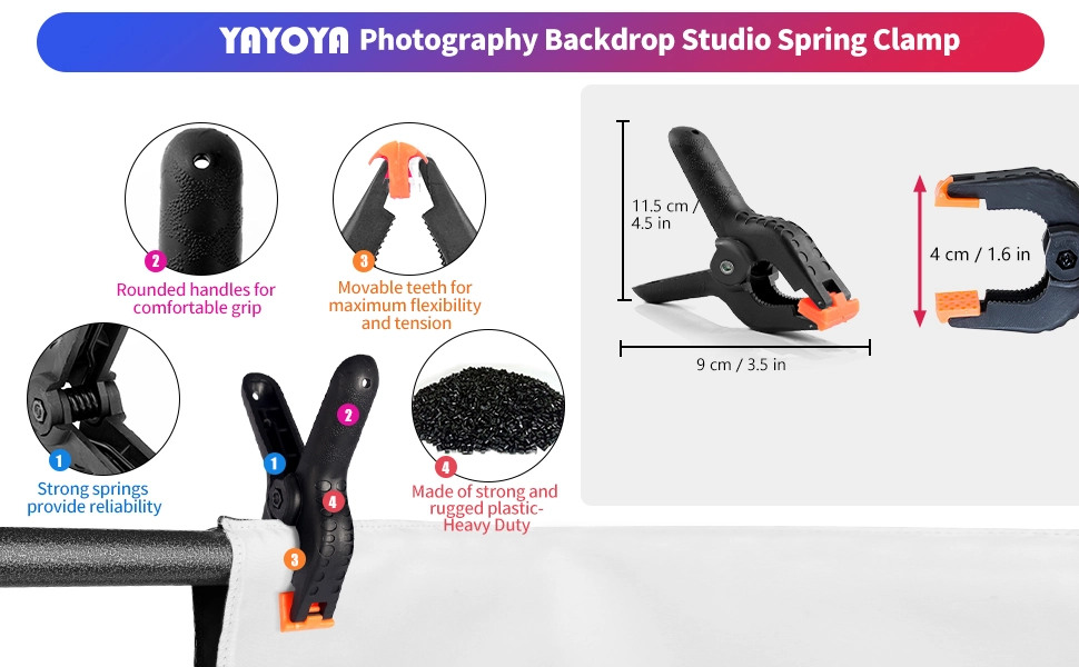 heavy duty backdrop clamps