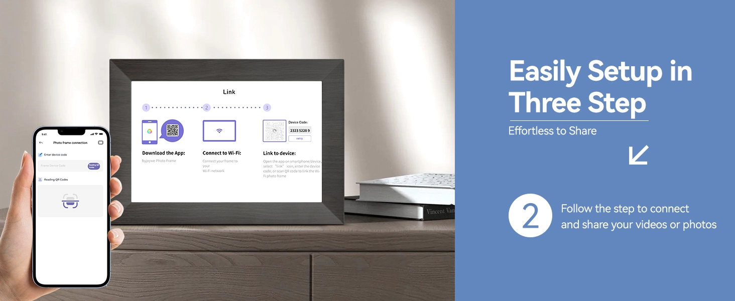 Connetc the Frame On App