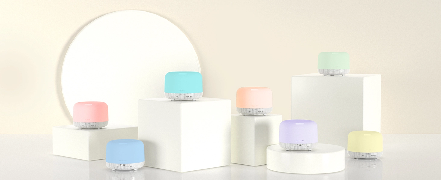 diffuser with 7 color light for home decor