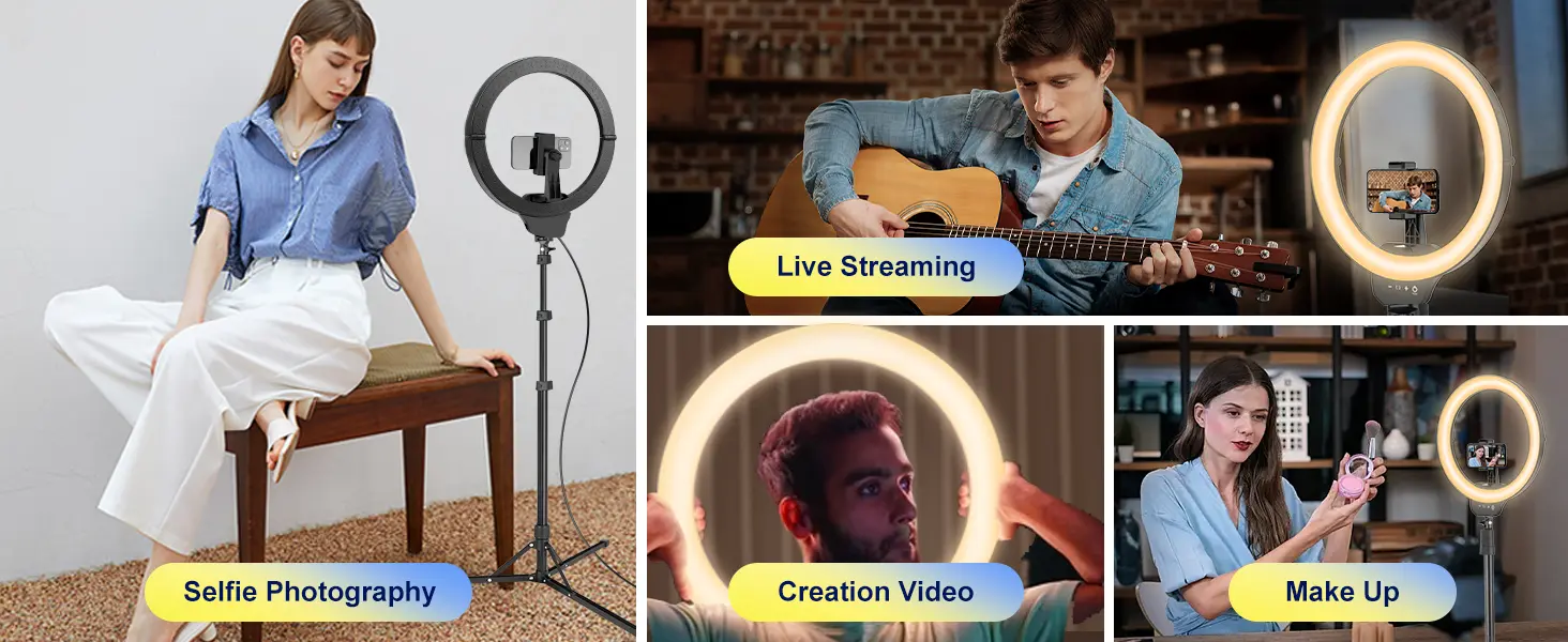 tripod for iphone with light