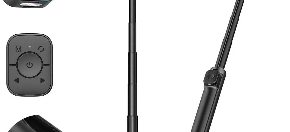 AOCHUAN 70.9” Auto-Open 4-in-1 Smartphone Gimbal Stabilizer for iPhone w/Magnetic Remote,AI Face Tracking Phone Stabilizer(No App Needed), 360°Rotating Gimbal w/RGB Light &Built-in Tripod, M3Pro Black