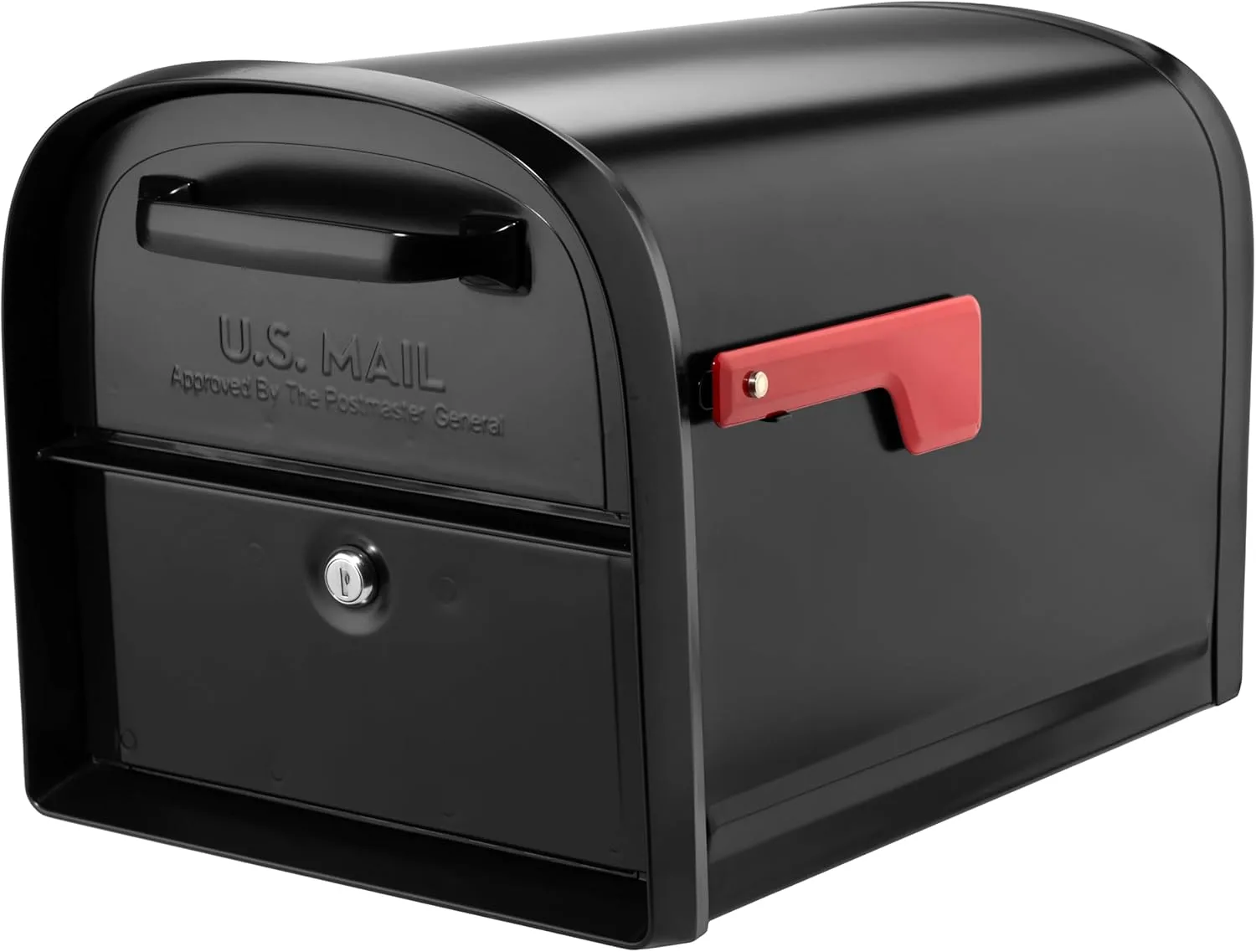 Architectural Mailboxes 6300B-10 Oasis 360 Locking Parcel Mailbox, Extra Large, Black, 6300B-10