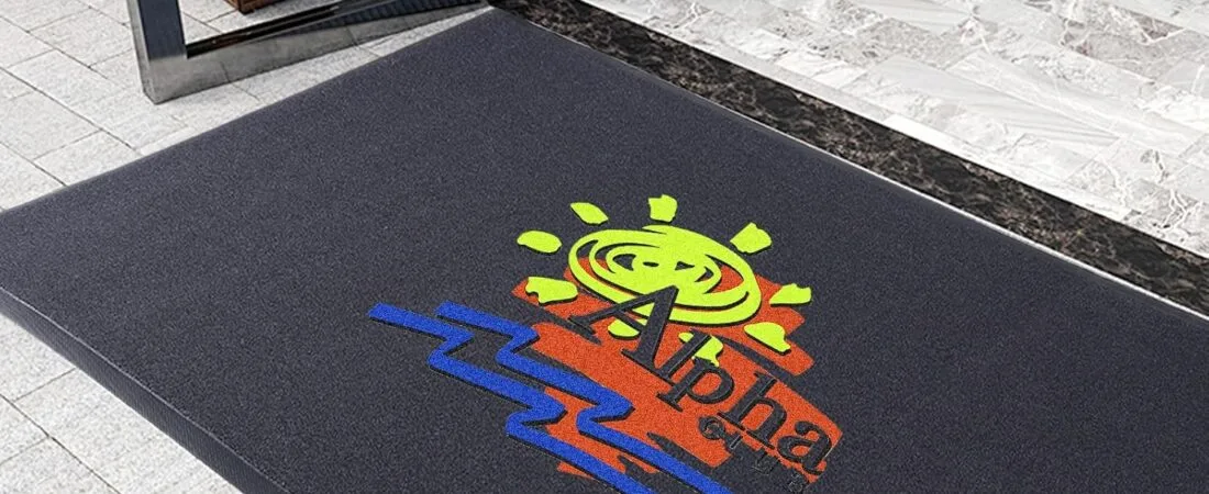 Custom Rugs with Logo Doormat Runner Personalized Commercial Area Carpet with Any Size Color Logo Shape Pattern Non Slip Rugs for Indoor Outdoor