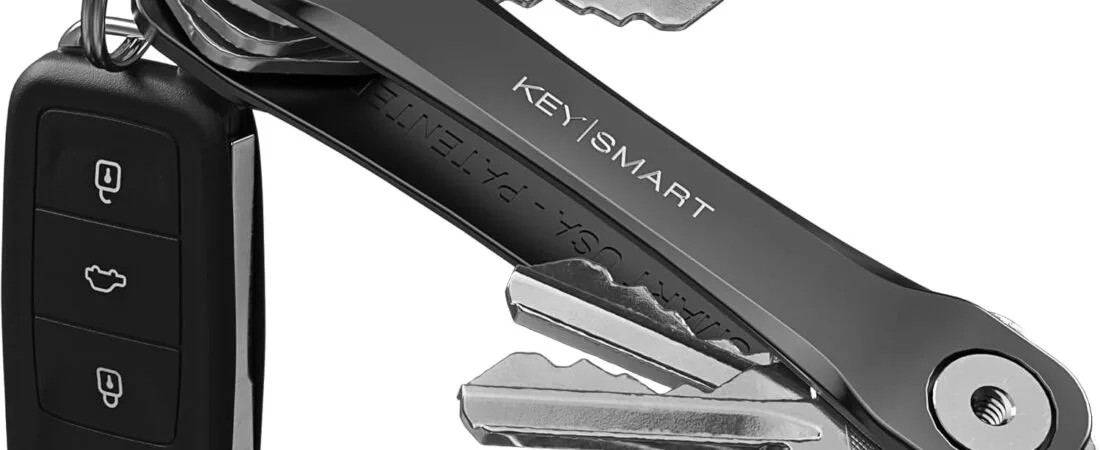 KeySmart Flex – Key Holder for Keychain-Compact Key Organizer for Key Chain, Minimalist Clutter-Free, Up to 8 Keys