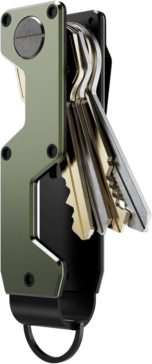 MINBERAND Key Organizer Compact Key Holder Metal Key Chain Minimalist key case key holder for keychain Secures 1-5 Keys MINBERAND Key Organizer Compact Key Holder Metal Key Chain Minimalist key case key holder for keychain Secures 1-5 Keys