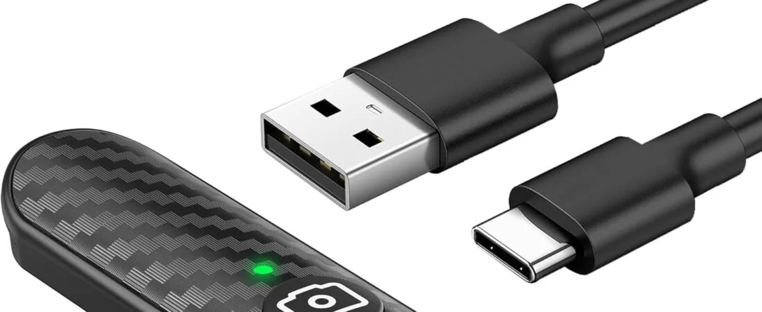 ATUMTEK Bluetooth Remote Shutter, Carbon Fiber Design, Rechargeable Camera Remote Control for iOS & Android Smartphones, Compact and Portable, with Type-C Charging, 10m Remote Range, Bluetooth 5.0