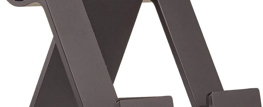 Amazon Basics Multi-Angle Portable Stand for iPad Tablet, E-reader and Phone – Black