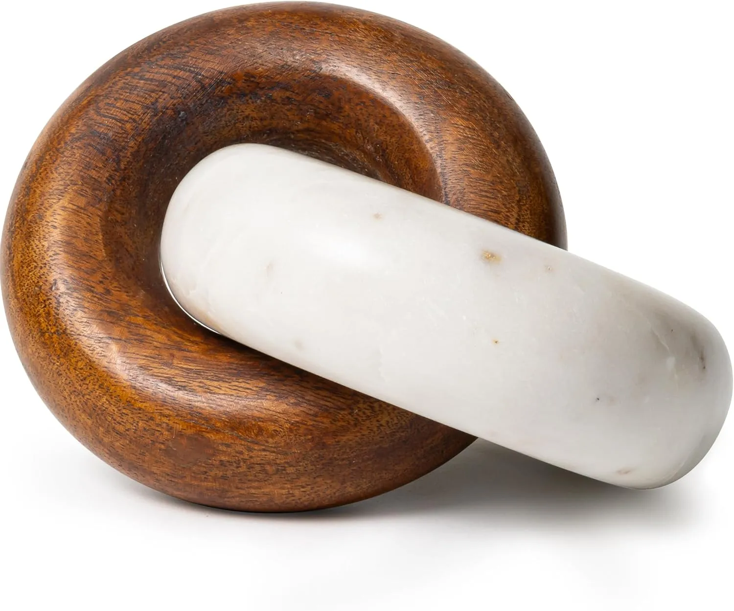 Cork & Mill Marble and Wood Knot Decor – Decorative Object for Shelves, Bookcase, Console, Mantel or Side Table – Entryway Decor Item – Coffee Table Centerpiece for Living Room – Handcrafted Accent Cork & Mill Marble and Wood Knot Decor – Decorative Object for Shelves, Bookcase, Console, Mantel or Side Table – Entryway Decor Item – Coffee Table Centerpiece for Living Room – Handcrafted Accent