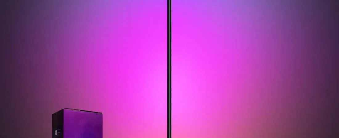 Corner Floor Lamp – Smart RGB LED Corner Lamp with App and Remote Control, 16 Million Colors & 68+ Scene, Music Sync, Timer Setting – Ideal for Living Rooms, Bedrooms, and Gaming Rooms