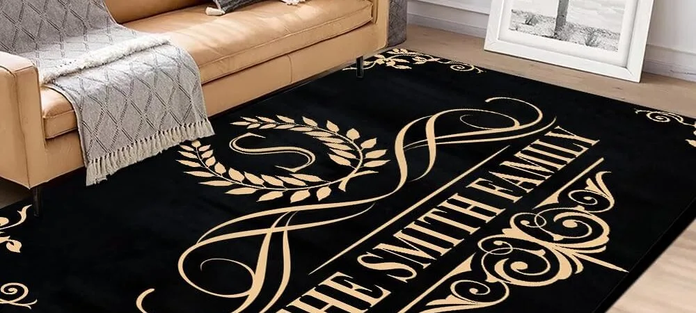 Customized Welcome Mats for Inside House, Newlywed Closing, Monogram Rug Mat, Welcome Front Door, Custom Entryway Rug Unique Gift for Husband Wife, Housewarming Gift for New Engaged Married