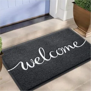 EARTHALL Funny Welcome Mats, Front Door Mat for Outside Entry, Doormat Outdoor/Indoor Entrance, Rugs Entryway Indoor, Outdoor Home Porch Decor 30"x17.5"