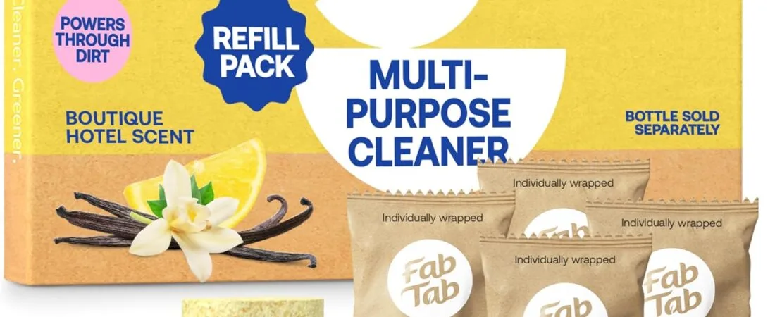 Fab Tab Fabtab Sustainable Multi-surface Cleaner Refill Cleaning Tablets For All Surfaces, Plant-based, No Harsh Chemicals, Citrus Scent (bottle Not Included)