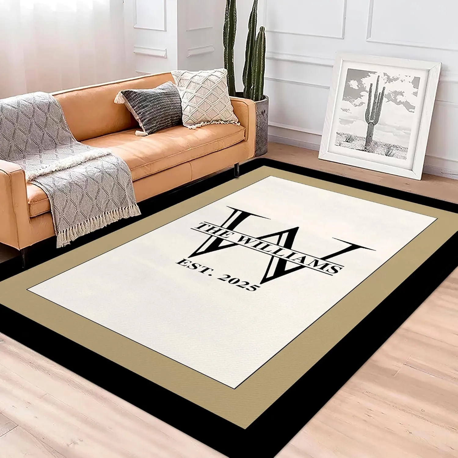 Family Name Rug for Inside House, Newlywed Closing, Monogram Rug Mat, Welcome Front Door, Custom Entryway Rug Unique Gift for Husband Wife, Housewarming Gift for New Engaged Married (Luxury Name-01) Family Name Rug for Inside House, Newlywed Closing, Monogram Rug Mat, Welcome Front Door, Custom Entryway Rug Unique Gift for Husband Wife, Housewarming Gift for New Engaged Married (Luxury Name-01)